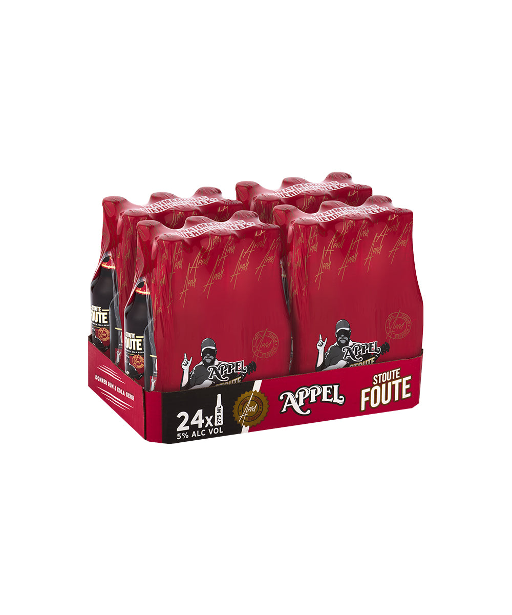 APPEL STOUTE FOUTE 275ML NRB DONKER RUM & COLA