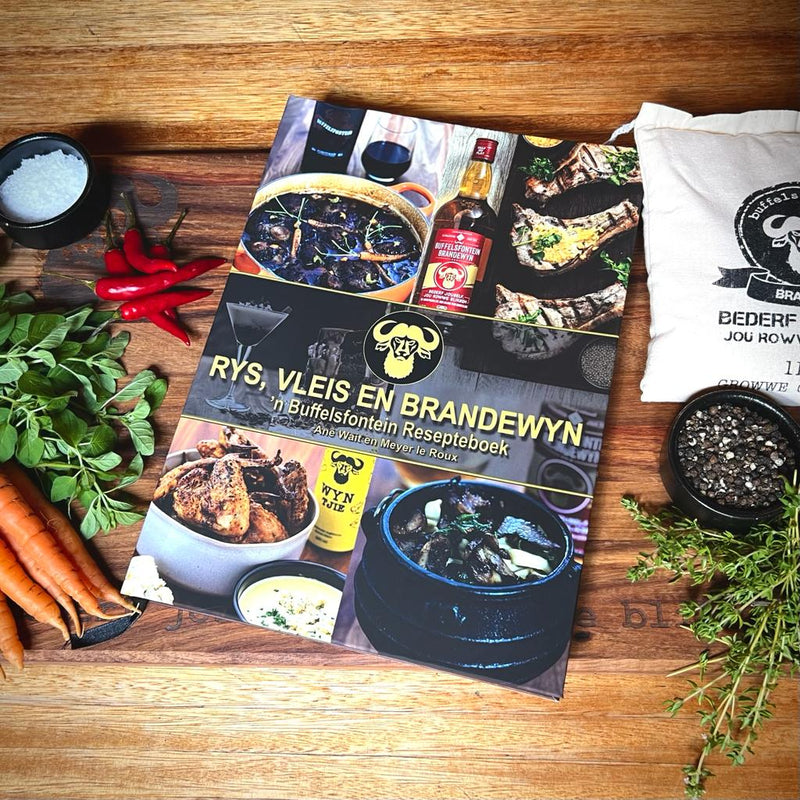 Bron Vleis Rol Rys, Vleis en Brandewyn Resepteboek